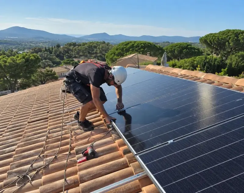 Installateur panneaux solaires Claveisolles — pose photovoltaïque sur toiture